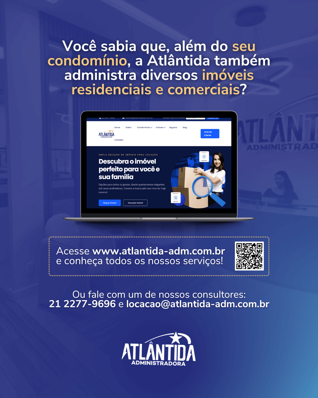 Toda nossa expertise em administração está também na locação de imóveis!