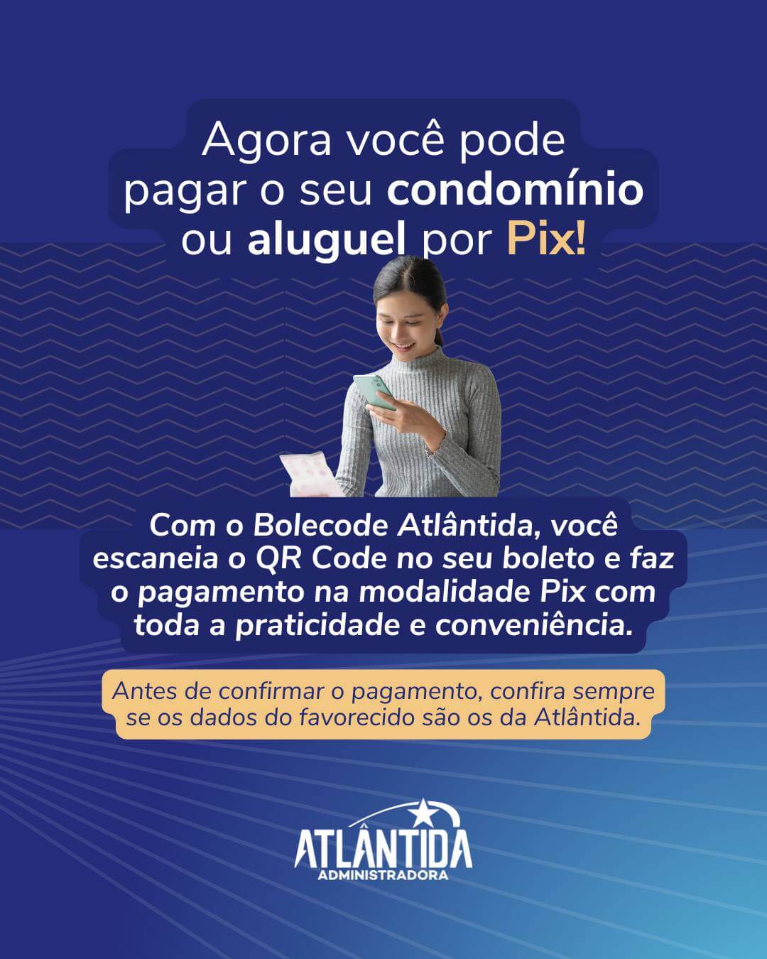 Agora você pode pagar o seu condomínio ou aluguel por Pix!