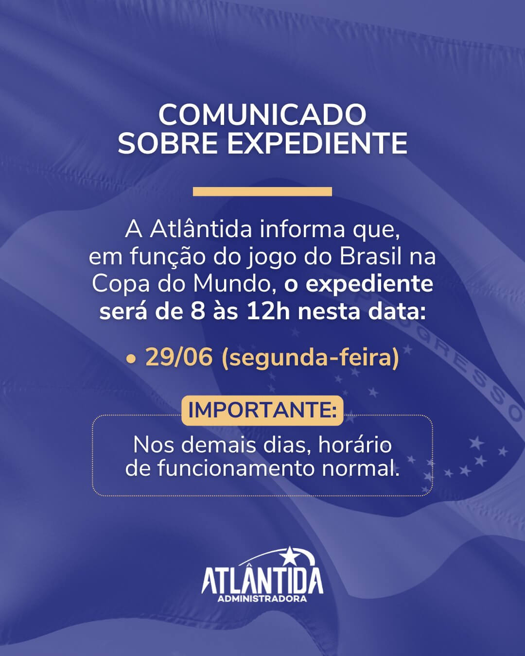 Comunicado sobre Expediente